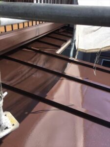 久喜市　付帯塗装　下屋根